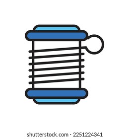 Fishing Line Icon Vector Illustration