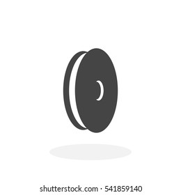 Fishing line Icon. Vector logo on white background