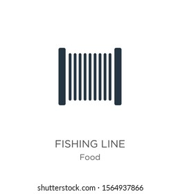 Fishing line icon vector. Trendy flat fishing line icon from food collection isolated on white background. Vector illustration can be used for web and mobile graphic design, logo, eps10