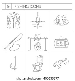 Fishing Line icons.