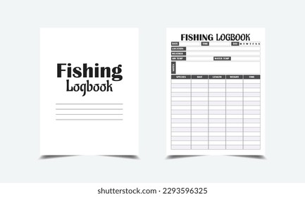 Fishing Logbook KDP Interior Fishing Logbook