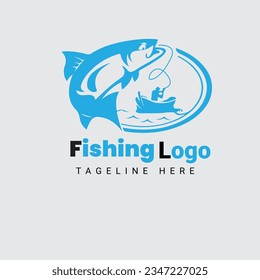  Fishing logo creative logo design
