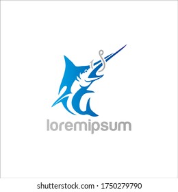 Fishing Logo Design Template Vector Illustrator