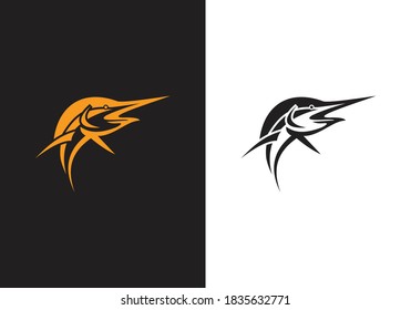 Fishing logo Design template. Vector illustration Concept.