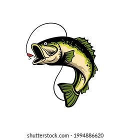 fishing logo design vector illustration