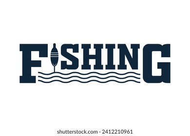 Fishing Logo Designs for Your Brand, Professional Fishing Logo Templates for Your Business, Stylish Typography, Creative Fishing Design, Fishing Logo, Typography