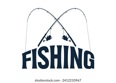 Fishing Logo Designs for Your Brand, Professional Fishing Logo Templates for Your Business, Stylish Typography, Creative Fishing Design, Fishing Logo, Typography