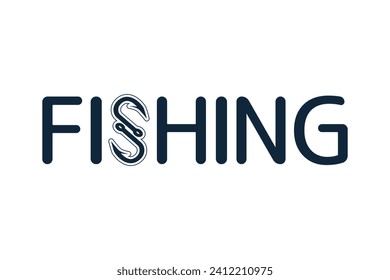 Fishing Logo Designs for Your Brand, Professional Fishing Logo Templates for Your Business, Stylish Typography, Creative Fishing Design, Fishing Logo, Typography