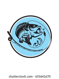 Fishing Logo, Fish Logo, Fishing Adventures Logo