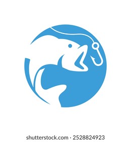 Logotipo de pesca, Ícone de peixe, Símbolo de gancho, Tackle pesca, Angling, Exteriores