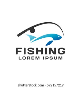 Download Fishing Rod Logo High Res Stock Images Shutterstock