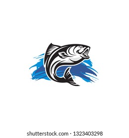 Fishing logo Template