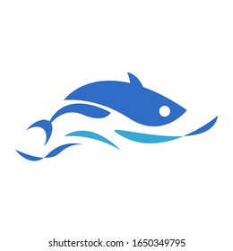 Fishing logo template vector icon design