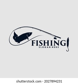 Fishing Logo template vector icon design