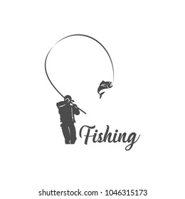Fishing Logo Vector Template Design