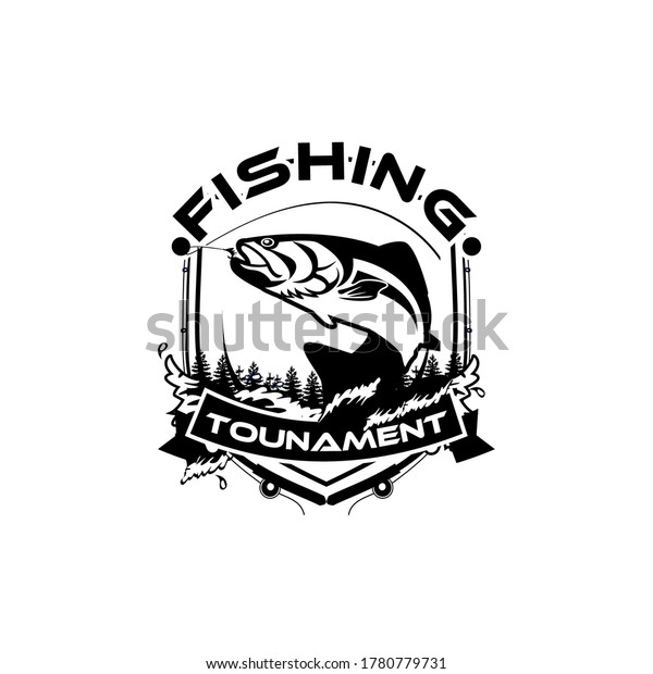 Fishing Logos Premium Vector Fishing Tournaments Stock Vector (Royalty ...