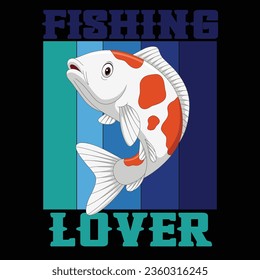 
fishing lover illustrations with patches for t-shirts and other uses