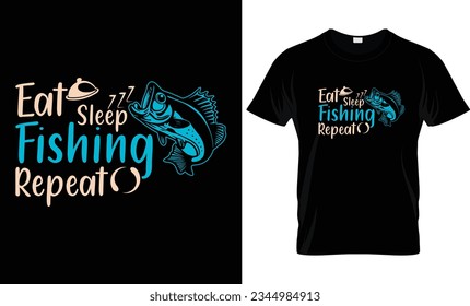 Fishing Lover T-shirt Design Template