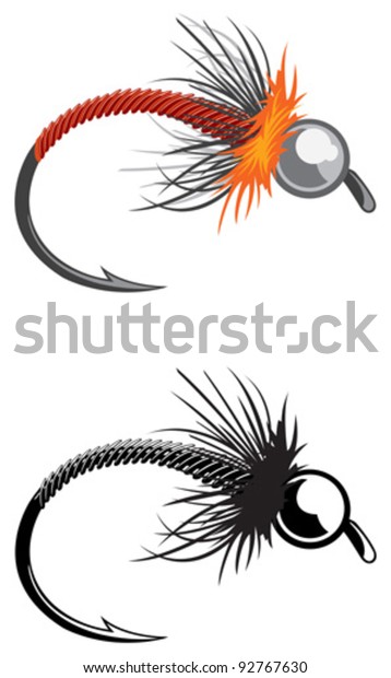 Fishing Lure Stock Vector (Royalty Free) 92767630