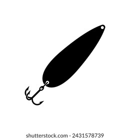 Fishing lure icon vector set. Fishing tackle illustration sign collection. Fishing symbol or logo.