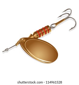 Fishing lure
Vector Illustration of a Spoon-bait.
The colors in the EPS-files are ready for print (CMYK) and fully editable.
Included files: EPS (v8) and Hi-Res JPG.