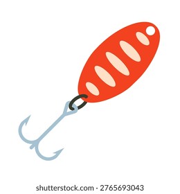 Fishing lure vector. Fishing spoon bait