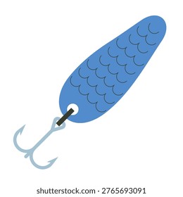 Fishing lure vector. spoon bait. Fishing bait