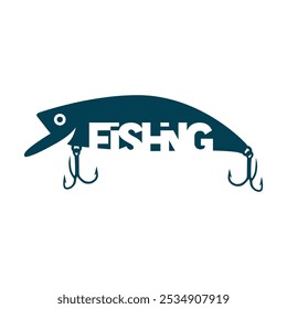 fishing lure and word fishing