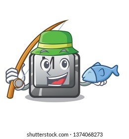 Fishing M button installed in game cartoons