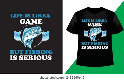 Fishing makes me happy , Fishing t -shirt design vector template. Fishing t shirt motivational typography quote unique t shirt design. fishing t shirt.