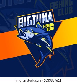 fishing mascot esport logo design for sport and gaming logo character logo designs