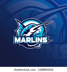 Fishing mascot logo vector illustration
