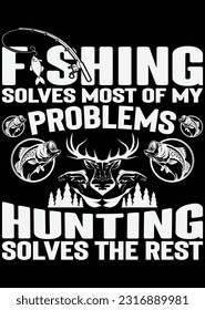 Fishing  Most Of My Problems Art eps cut file for cutting machine