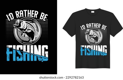 Fishing motivational vector t-shirt design. inspirational lettering typography vintage, father day fishing with a chance of drinking.  Print t-shirt, card, poster, gift, textile, black.