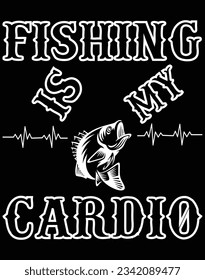 Fishing is my cardio EPS file for cutting machine. You can edit and print this vector art with EPS editor.