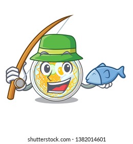 Fishing naengmyeon isolated with in the character