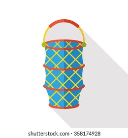 fishing net flat icon