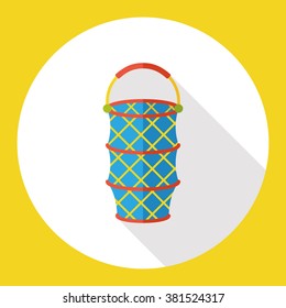 fishing net flat icon
