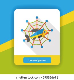 fishing net flat icon