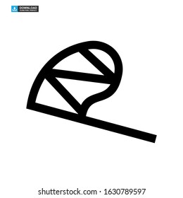 fishing net icon or logo isolated sign symbol vector illustration - high quality black style vector icons

