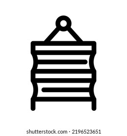 fishing net icon or logo isolated sign symbol vector illustration - high quality black style vector icons
