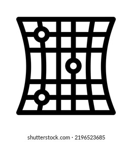 icono de red de pesca o logotipo símbolo de signo aislado ilustración vectorial - iconos vectoriales de estilo negro de alta calidad
