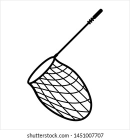 Fishing Net Icon Vector Art Illustration