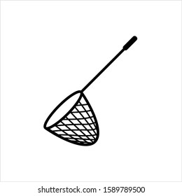 Fishing Net Icon Vector Art Illustration