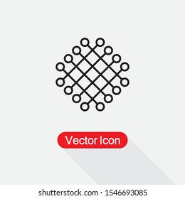 Fishing Net Icon Vector Illustration Eps10