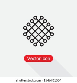 Fishing Net Icon Vector Illustration Eps10