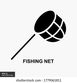 Fishing net icon. Vector illustration.