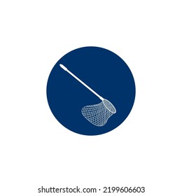 fishing net icon vector illustration template design