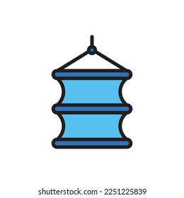 Fishing Net Icon Vector Illustration