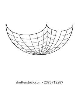 Vektorgrafik-Vektorgrafik-Design des Angelnetzbildes